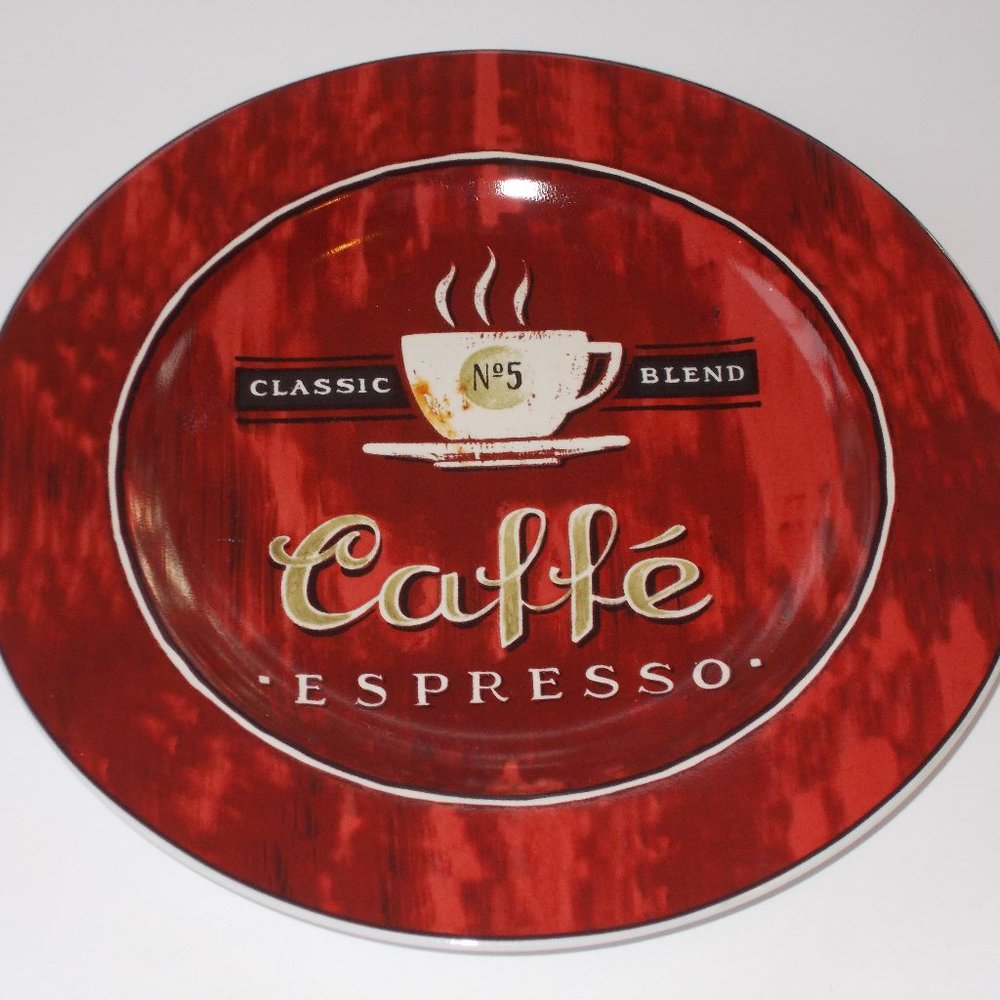 EUC "Classic No % Blend Caffe Expresso" Sakura Plate".